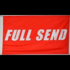Nelk Full Original Send Flag Red Brand New W bag